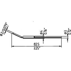 Ersa MD/SB afloddespids Spidsstørrelse 2 mm [Levering: 4-5 dage]